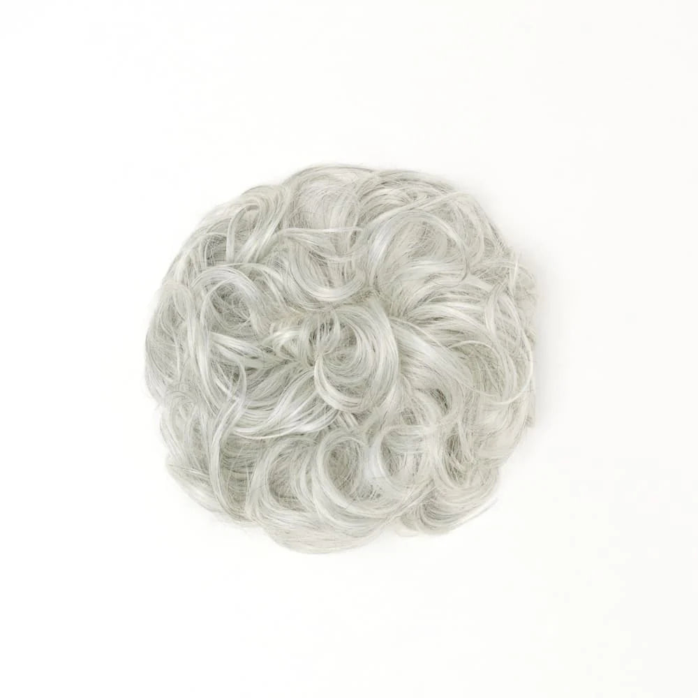 STRANDED HEAT RESISTANT CURLY MESSY BUN