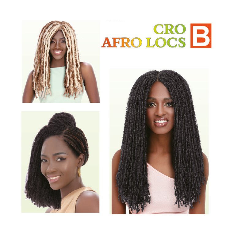 SLEEK CRO AFRO LOCS "B" SYNTHETIC CROCHET BRAIDING HAIR