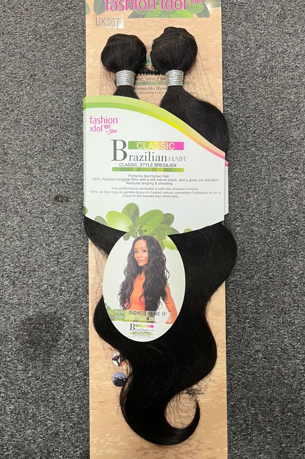 Sleek Fashion Idol Classic Brazilian Duchess Weave