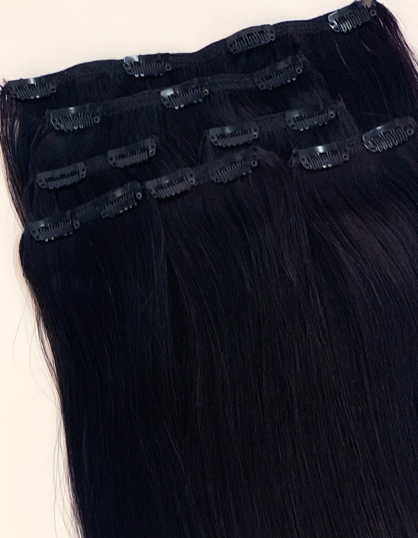 Sleek EW 7 Piece Human Hair Clip In Extensions 100g