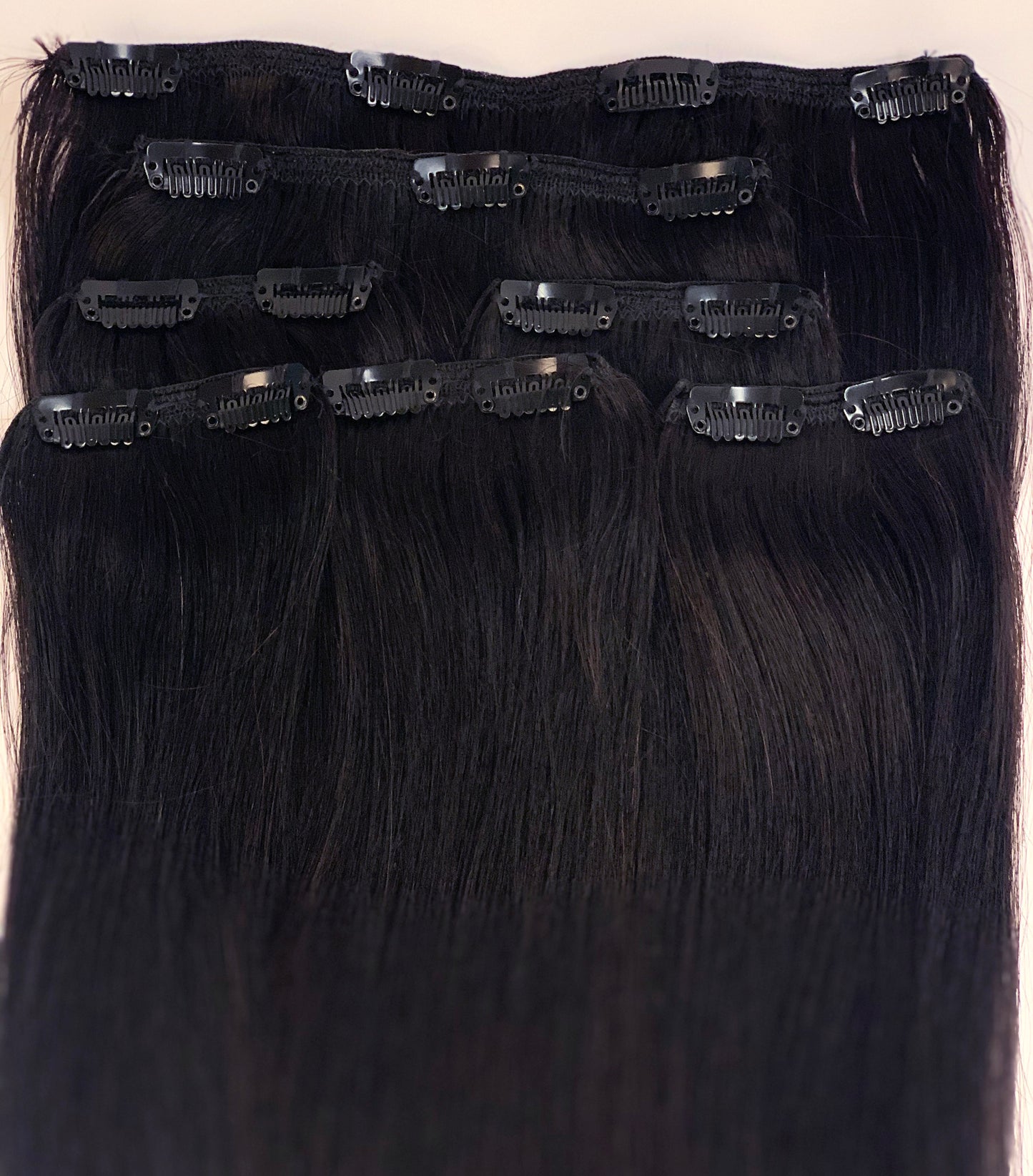 Sleek EW 7 Piece Human Hair Clip In Extensions 100g