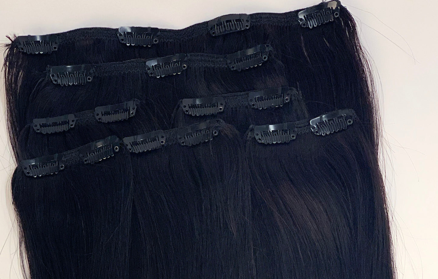 Sleek EW 7 Piece Human Hair Clip In Extensions 100g