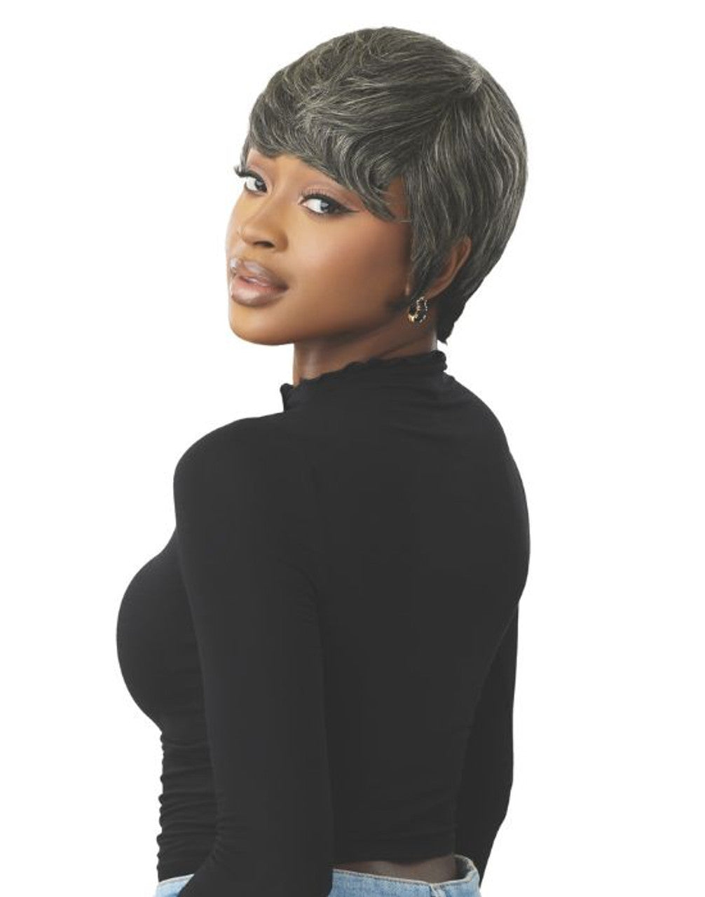 Fab & Fly Grey Glamour - Celia Length: 3-4"
