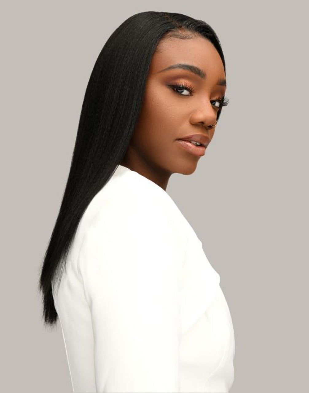 Feme 2-in-1 Half Wig or Ponytail- Monique: Length: 18"
