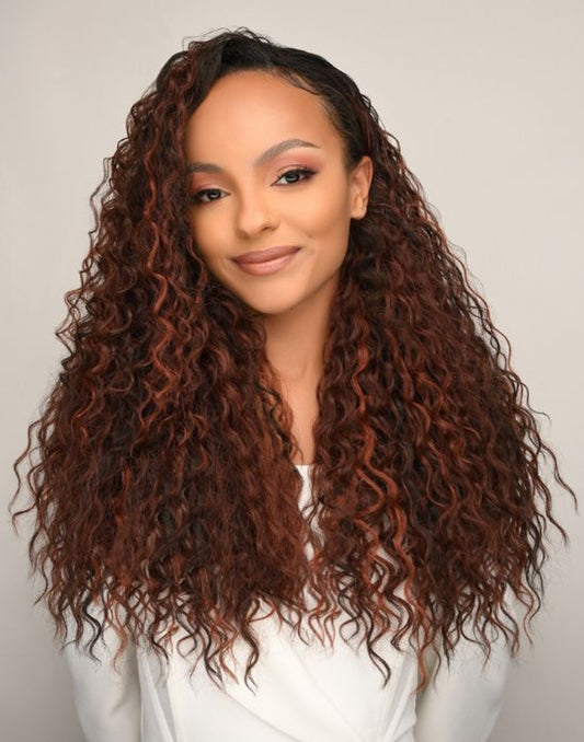 Feme 2-in-1 Half Wig or Ponytail-  Zuri: Length: 20"