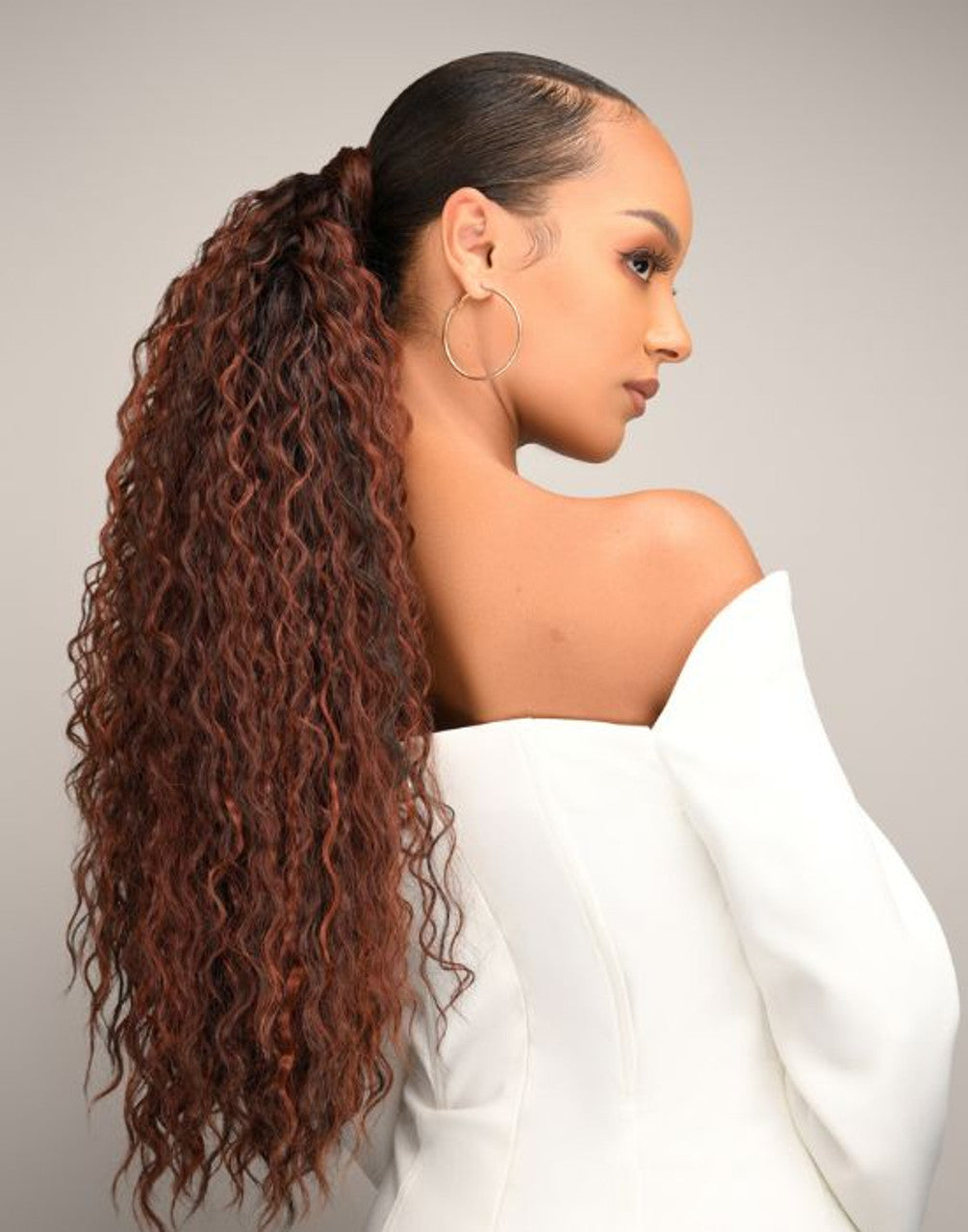 Feme 2-in-1 Half Wig or Ponytail- Zuri: Length: 20"