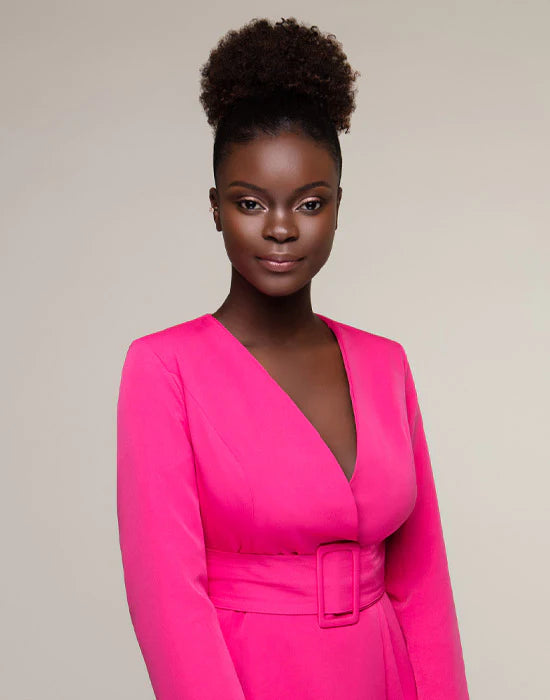 THE FEME COLLECTION - AFRO PUFF MEDIUM 100% HUMAN HAIR