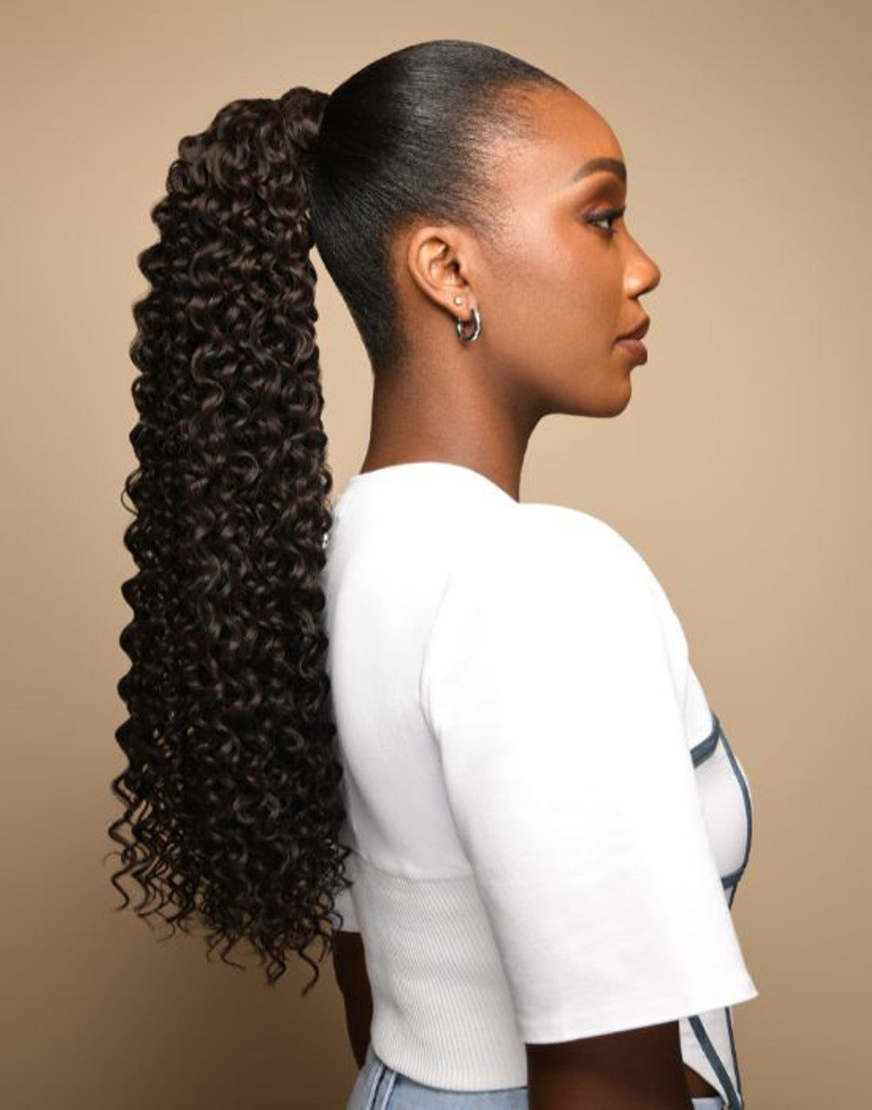 Feme Weave - Deep Wave: Synthetic that feels like human hair.