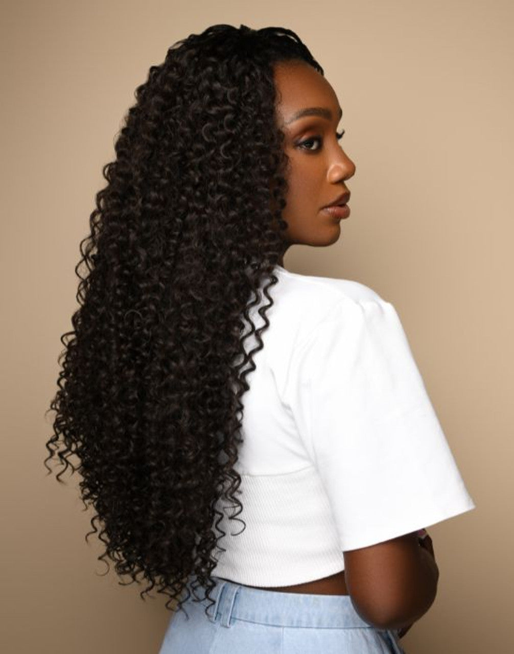 Feme Weave - Deep Wave: Synthetic that feels like human hair.