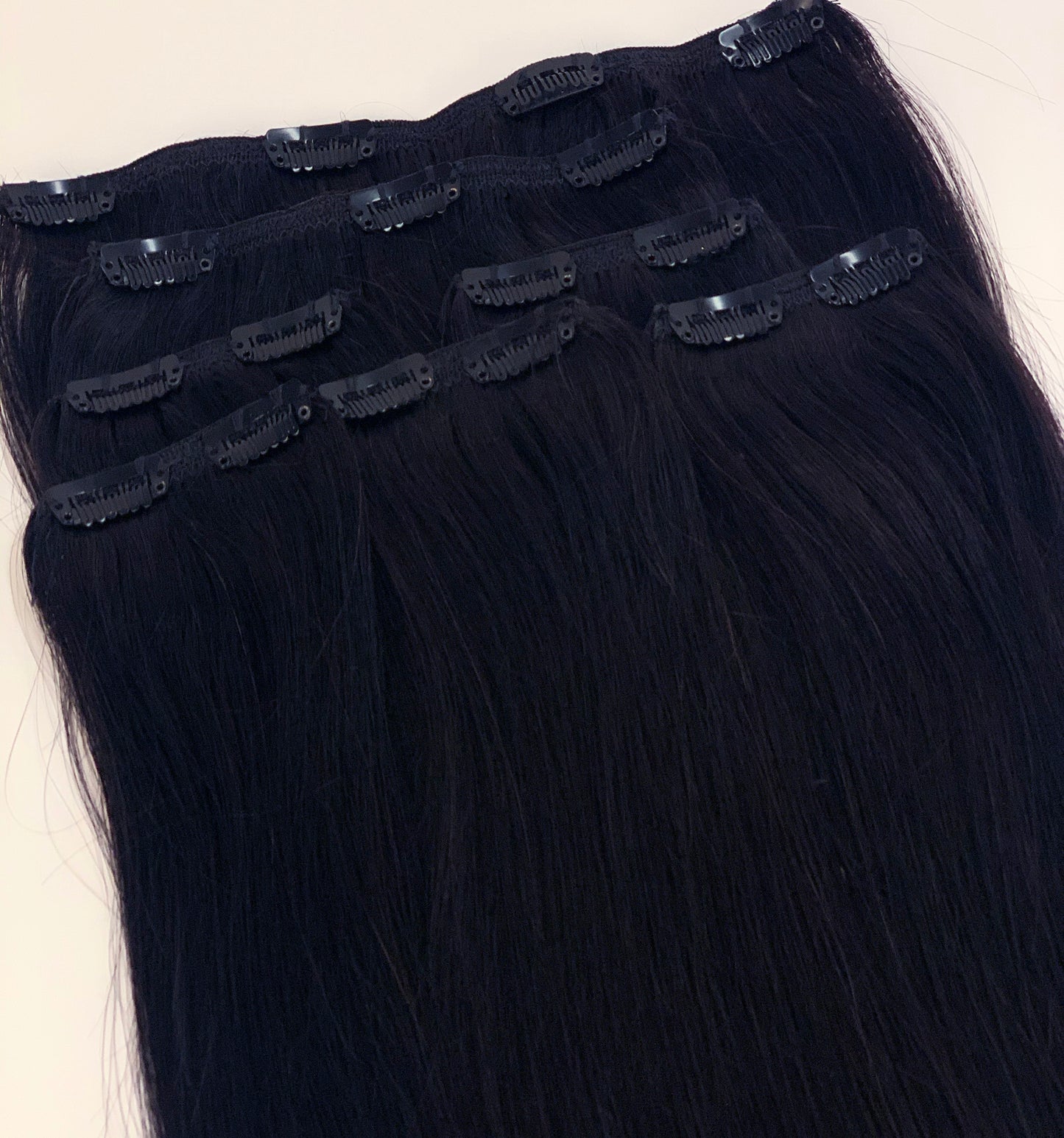 Sleek EW 7 Piece Human Hair Clip In Extensions 100g