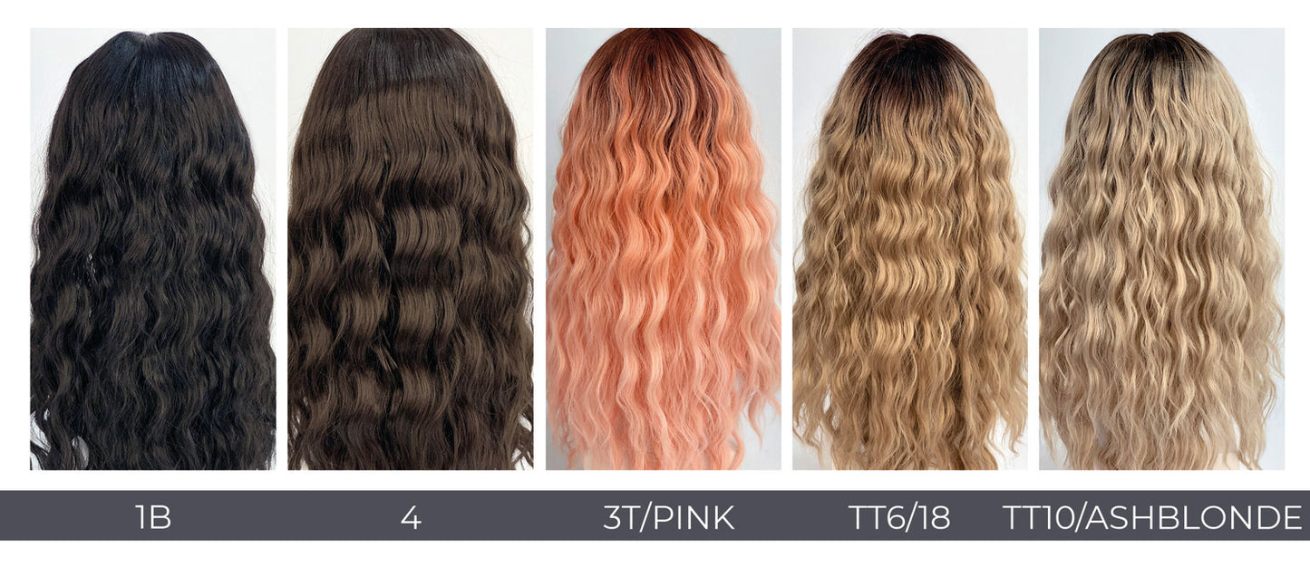Sleek Spotlight Premium Paisley human and Premium Synthetic blend Wig