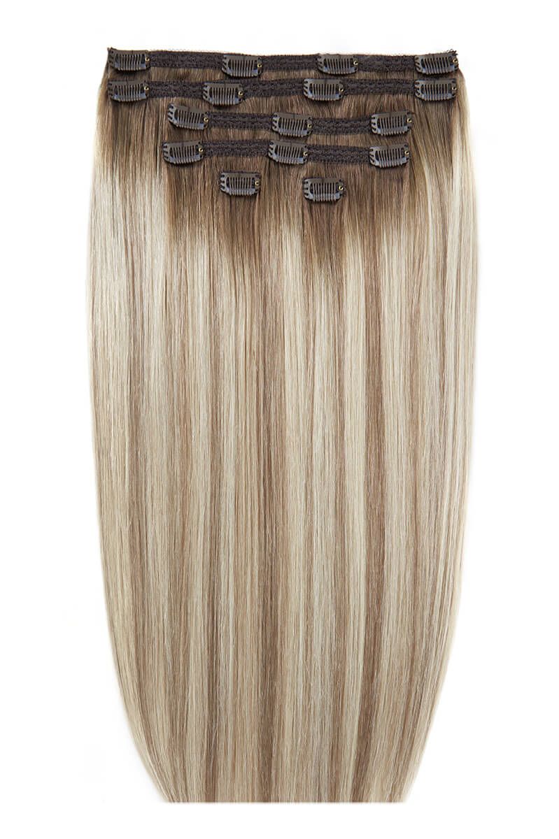 Beauty Works Double Hair Set Clip in Extensions 18 inch