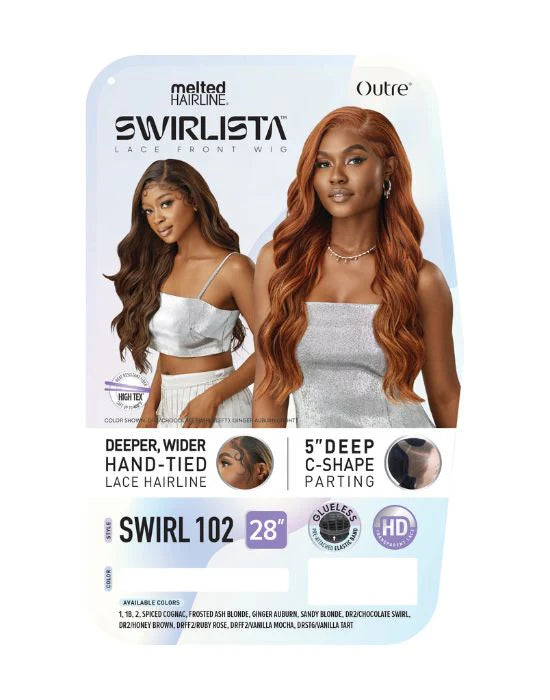 Outre Outre Melted Hairline Swirlista - Swirl 102: Length: 28"