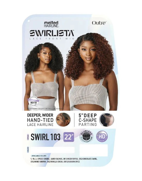 Outre Melted Hairline Swirlista - Swirl 103: Length: 22"