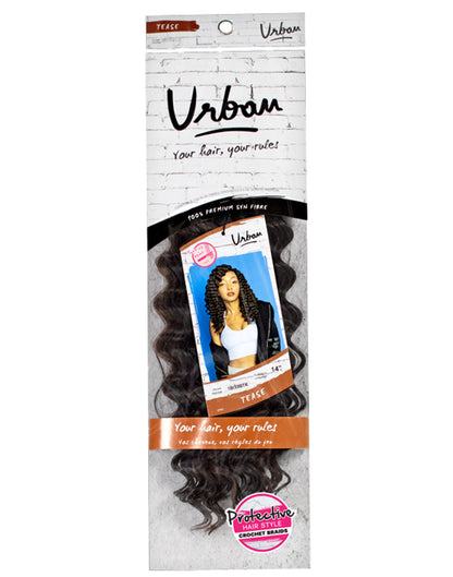 Urban Tease 100% Premium Synthetic Fibre Hair Extensions 14"