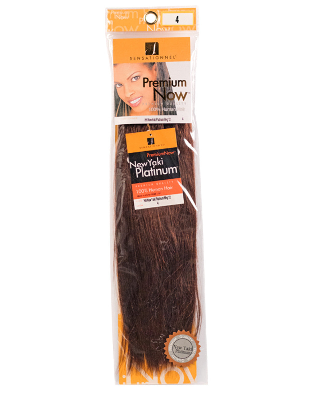 SENSATIONNEL PREMIUM NOW HUMAN HAIR YAKI PLATINUM WEAVE 100% HUMAN HAIR