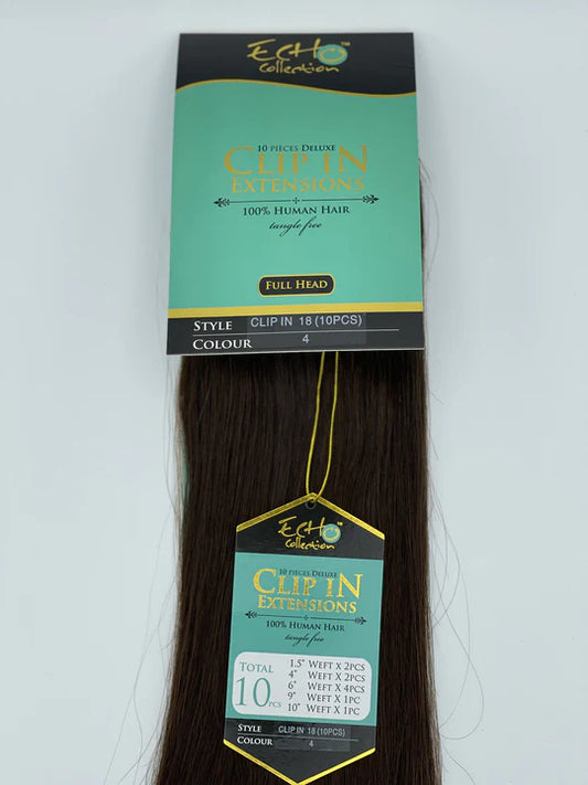 ECHO CLIP IN EUROPEAN Weave 100% Human Hair 105g 16 inch  & 18 inch
