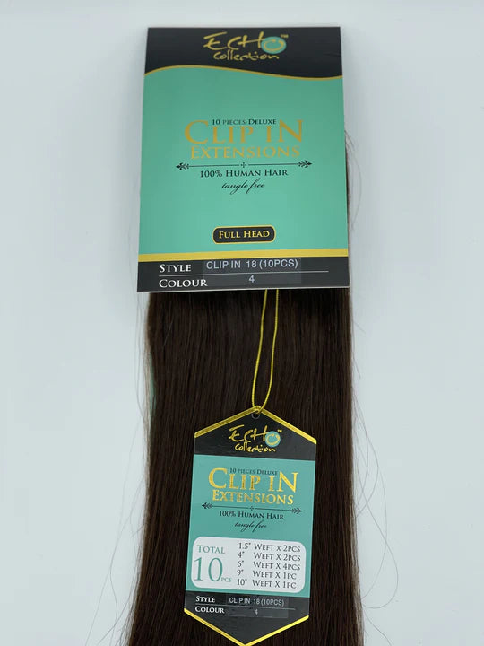 ECHO CLIP IN EUROPEAN WEFT 20 inch & 22 inch