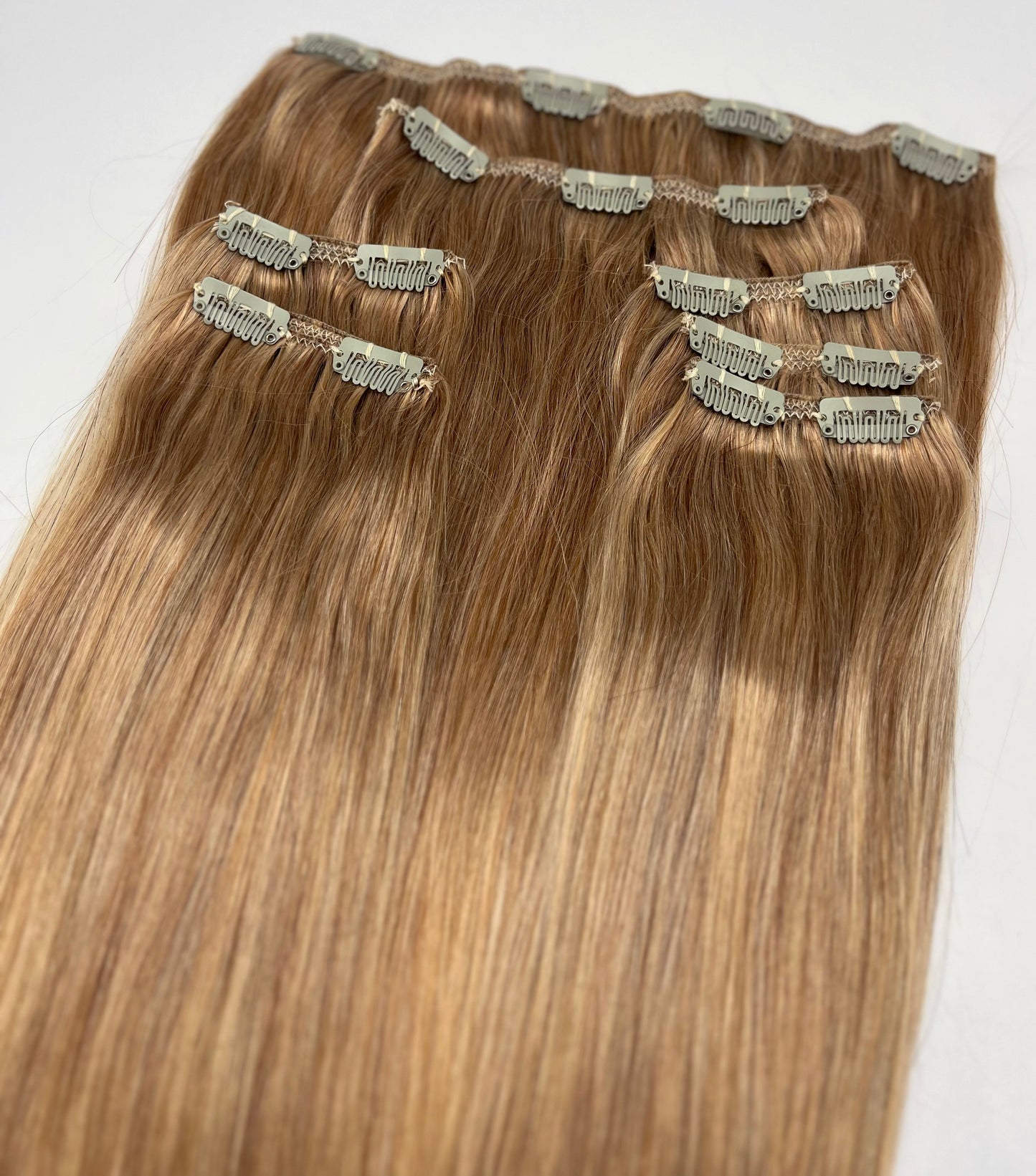 Sleek EW 7 Piece Human Hair Clip In Extensions 100g