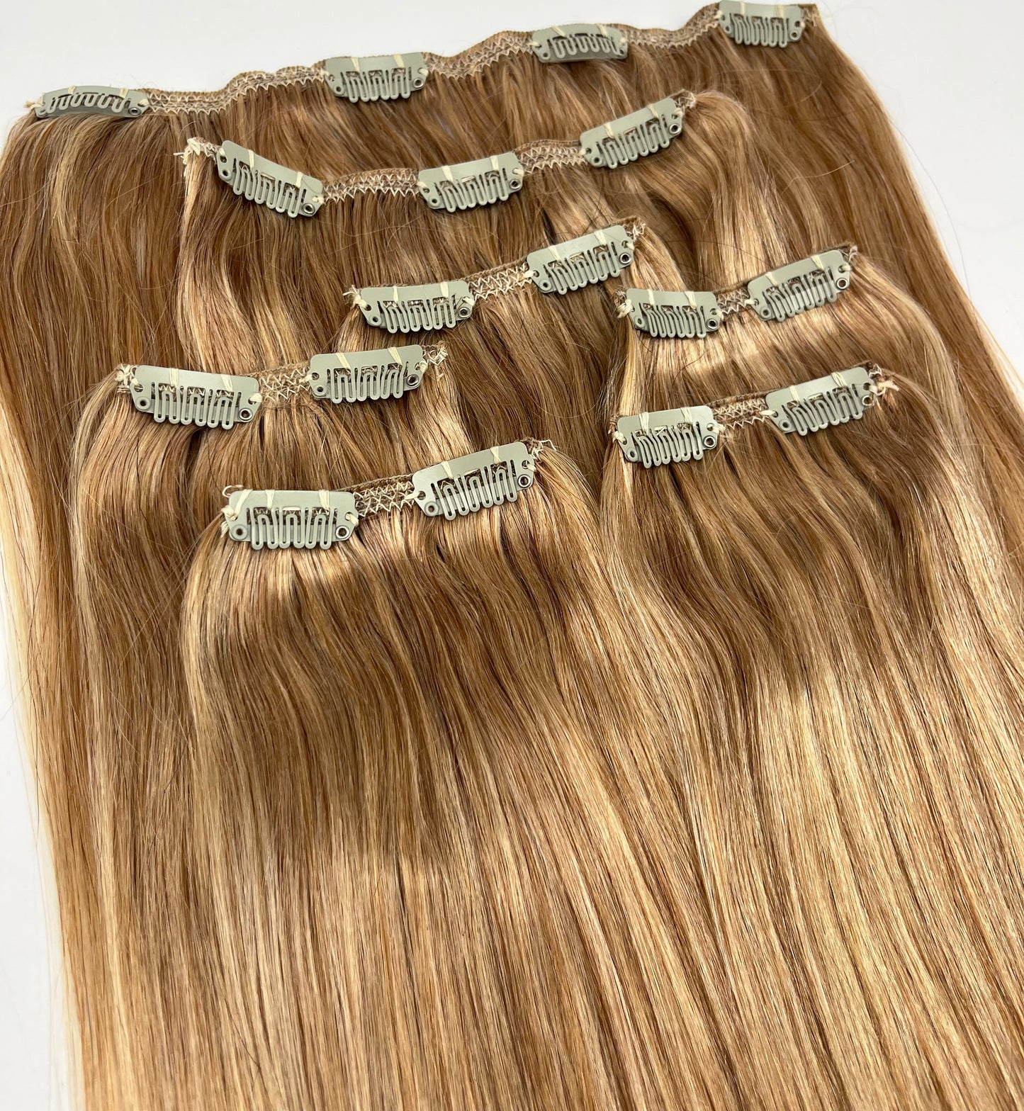 Sleek EW 7 Piece Human Hair Clip In Extensions 100g