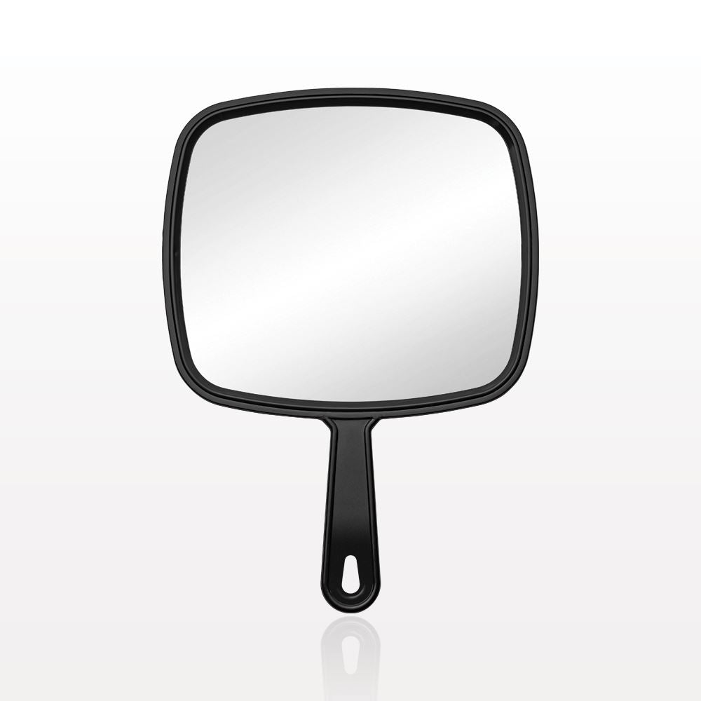 Black Hand Held Mirror