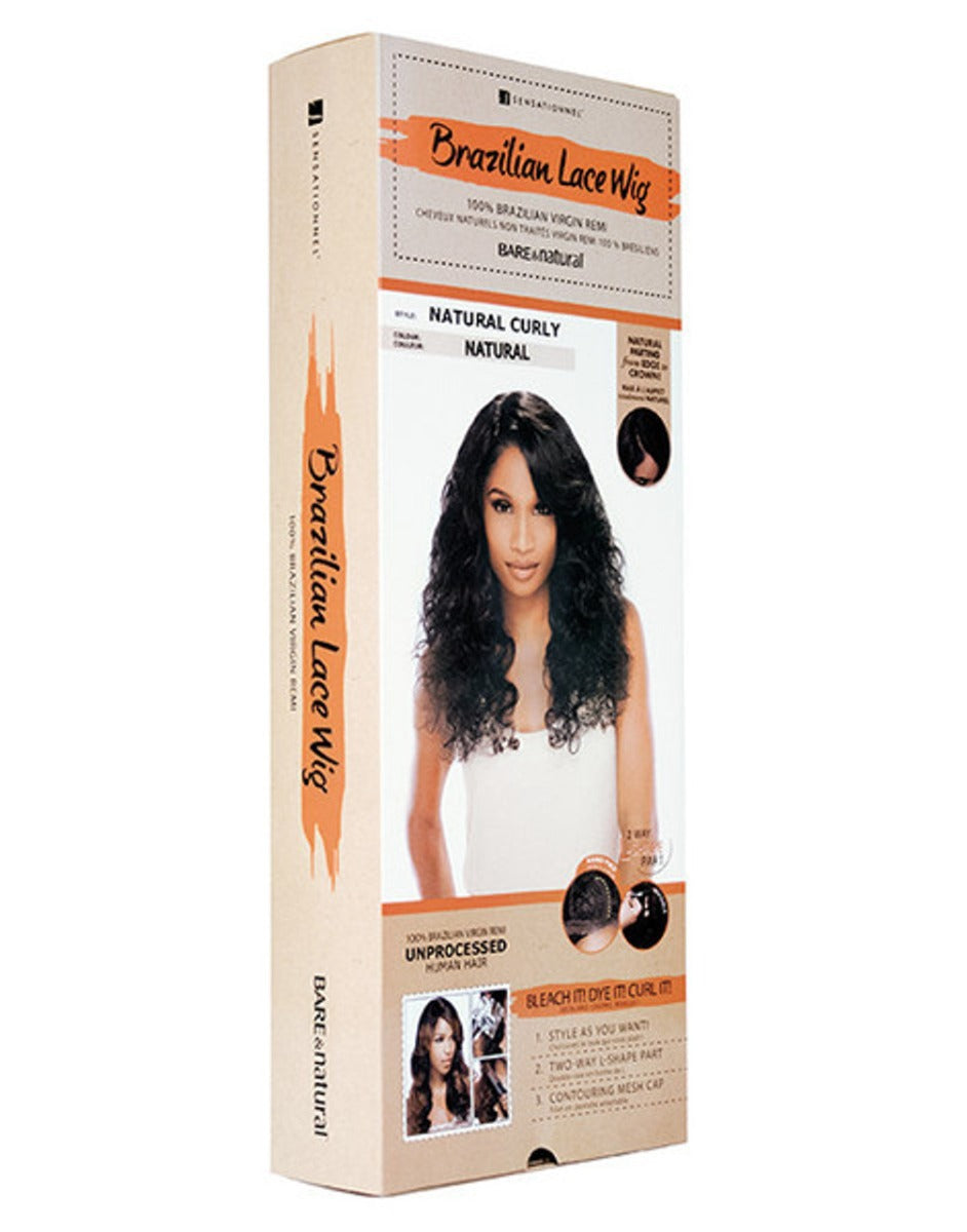 Sensationnel Bare & Natural Remi Brazilian Natural Curly Lace Wig