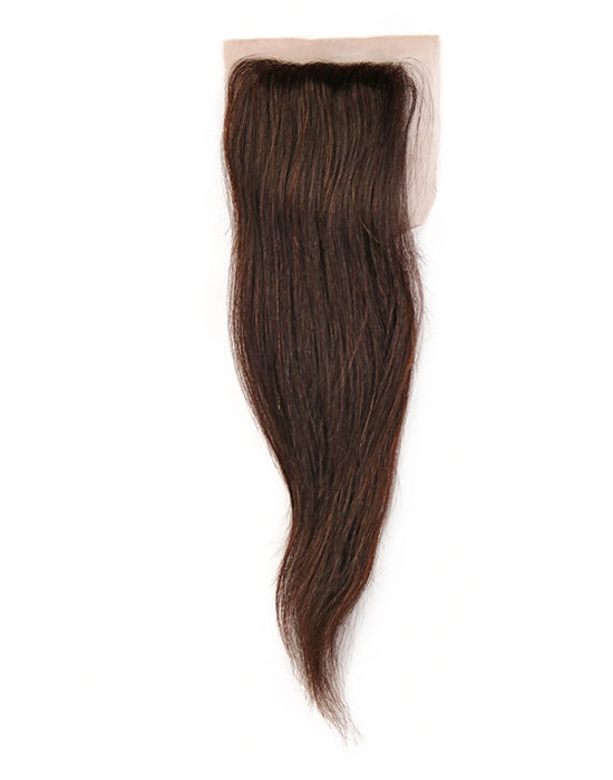 Feme 4x4 Virgin Brazilian Swiss Lace Closure Straight