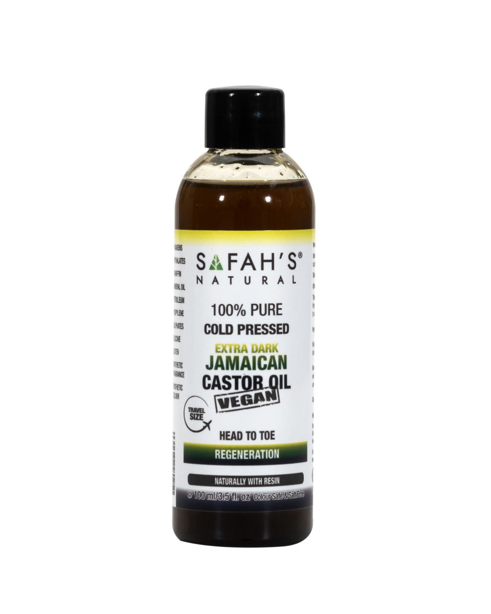 Cold pressed 100% pure Extra Dark Jamaican Black Castor oil