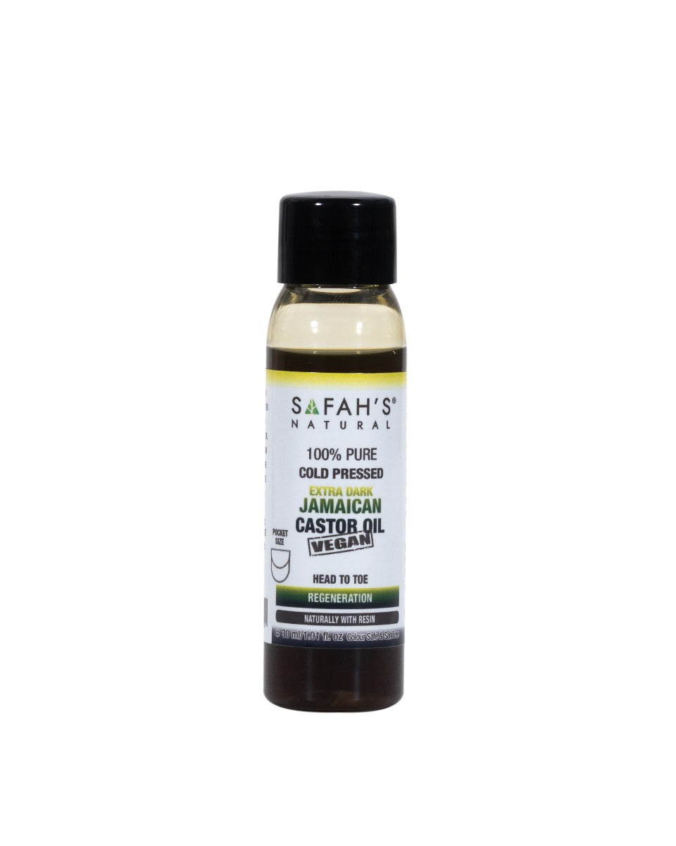Cold pressed 100% pure Extra Dark Jamaican Black Castor oil