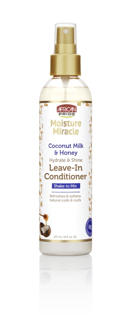 African Pride Moisture Miracle Coconut Milk & Honey Leave-In Conditioner 273ml