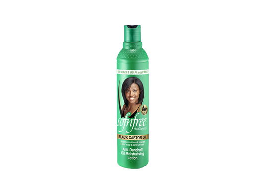 Sof n Free Black Castor Oil Anti-Dandruff Oil Moisturising Lotion 350ml