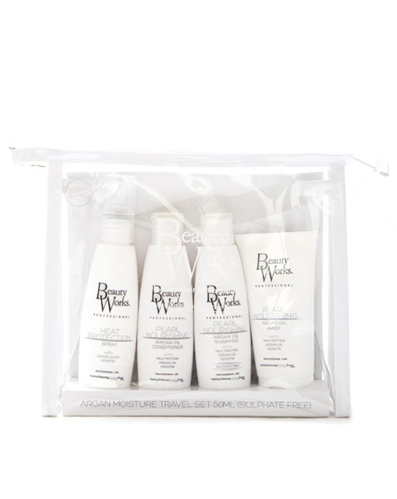 Beauty Works Argan Moisture Repair (Sulphate Free) Travel Set 50ml