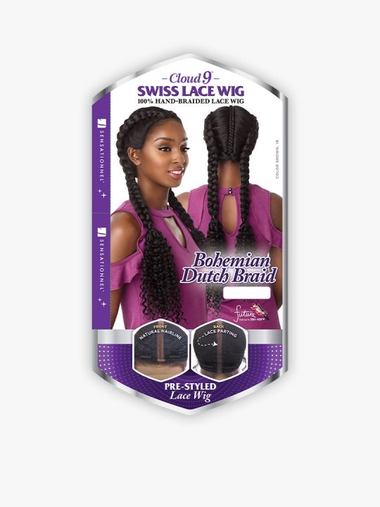 Cloud 9 Swiss Lace Bohemian Dutch Braid Wig
