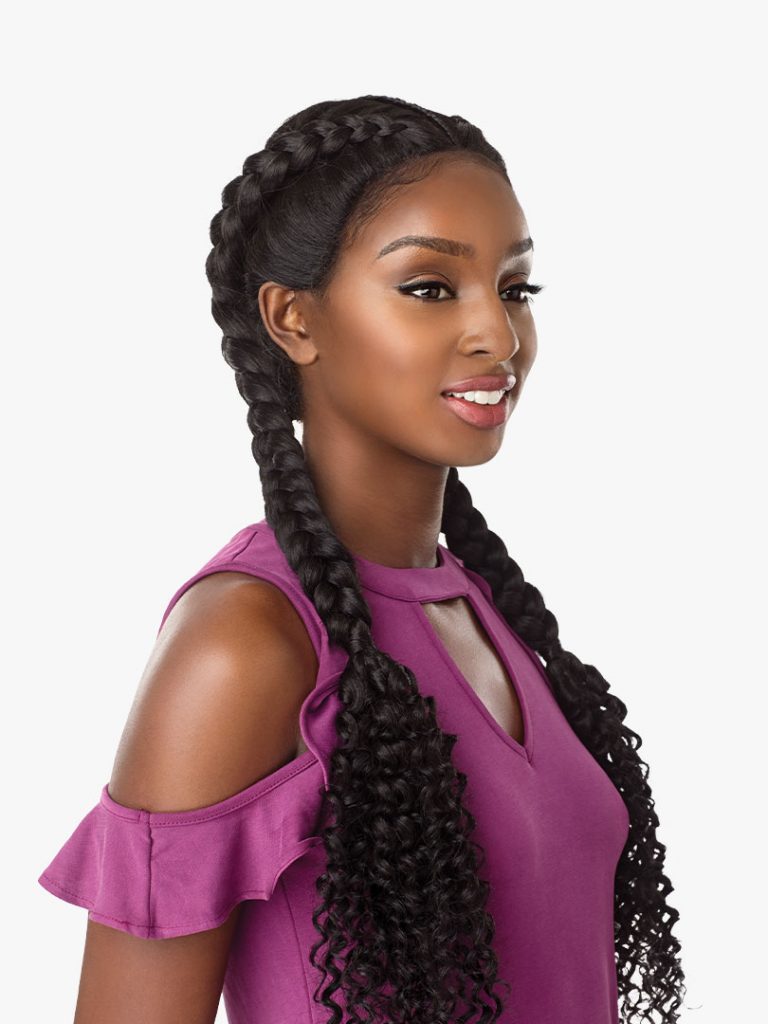 Cloud 9 Swiss Lace Bohemian Dutch Braid Wig