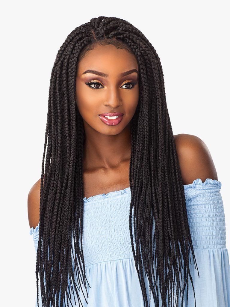 Cloud 9 Swiss Lace 4x4 Box Braid Large Wig