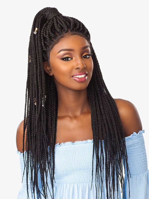 Cloud 9 Swiss Lace 4x4 Box Braid Large Wig