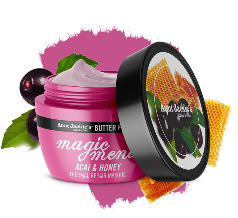 Aunt Jackie's MAGIC MEND – Acai & Honey Thermal Repair Masque 227g