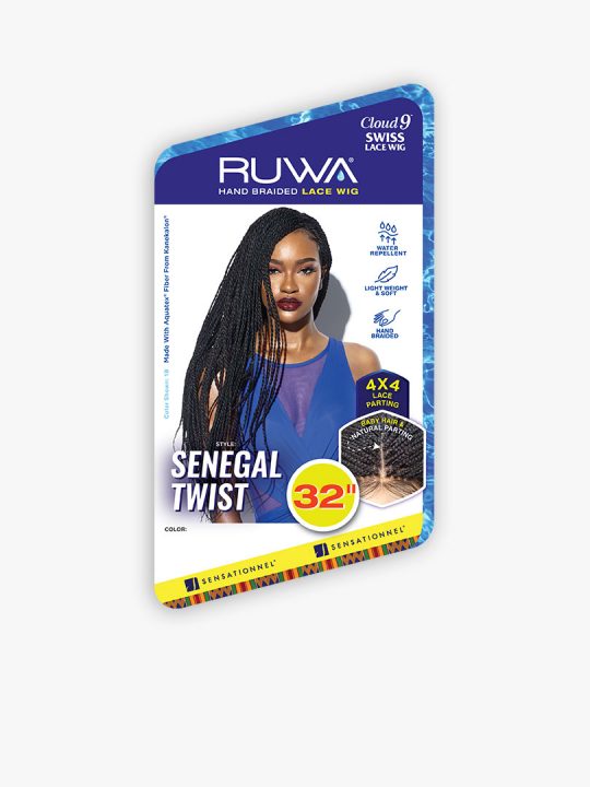 Cloud 9 Swiss Lace 4x4 Ruwa Senegal Twist 32" Wig