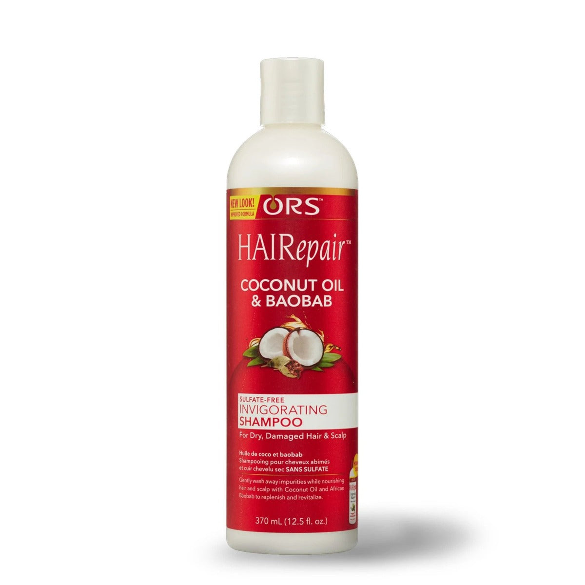 ORS HAIRepair Coconut Oil & Baobab Sulfate-Free Invigorating Shampoo 370ml