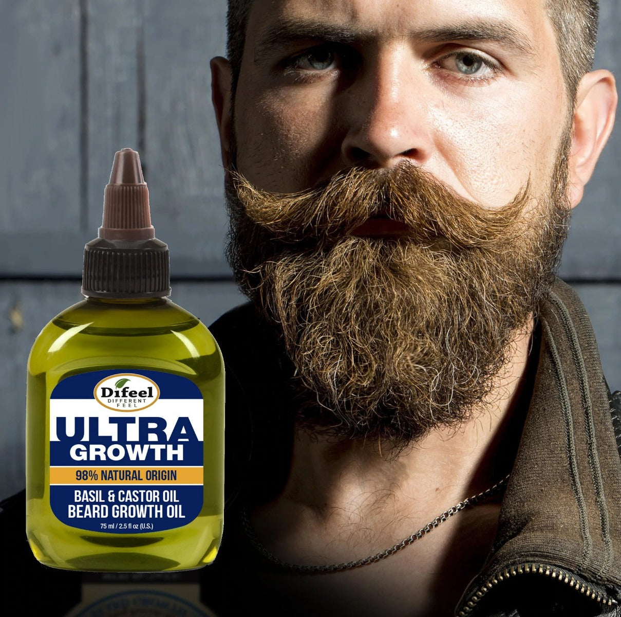 Difeel Ultra Growth Basil & Castor Beard Growth Oil 75ml