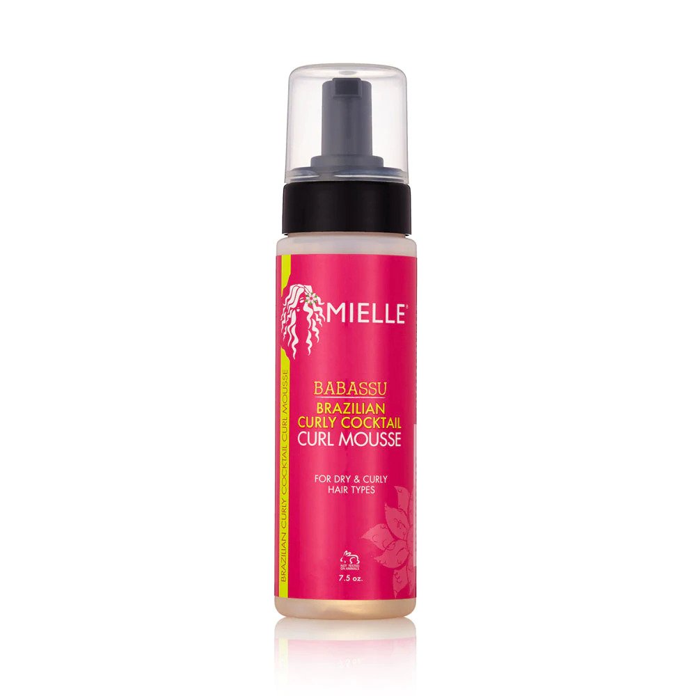 Mielle Babassu Brazilian Curly Cocktail Curl Mousse 7.5oz