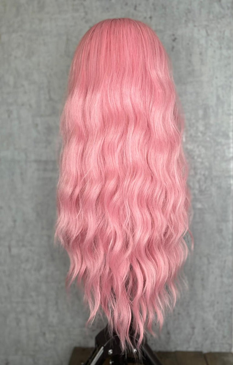 Pink Candy Floss Synthetic Wig