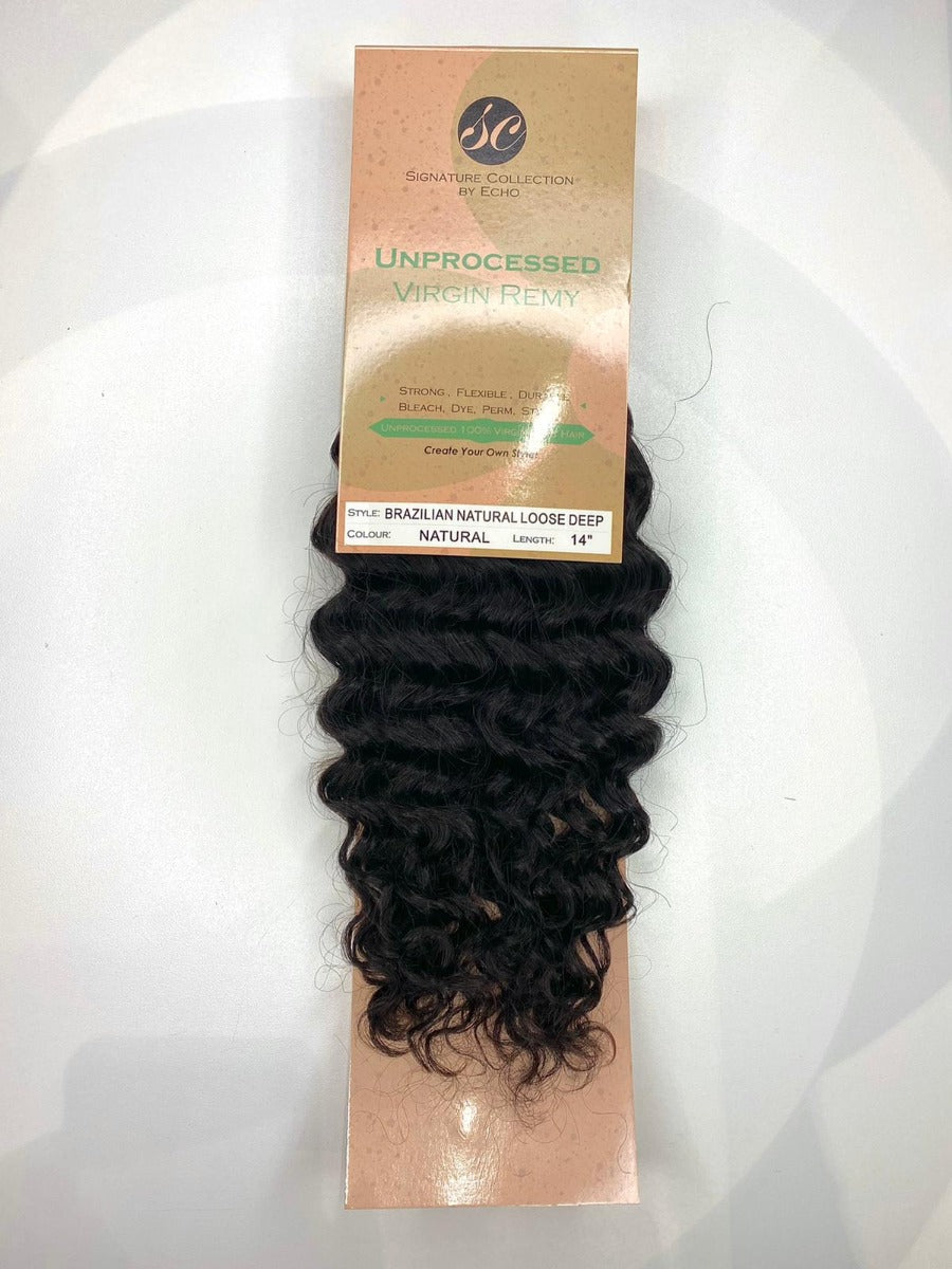 Signature Collection Virgin Remy Brazilian Natural Loose Deep