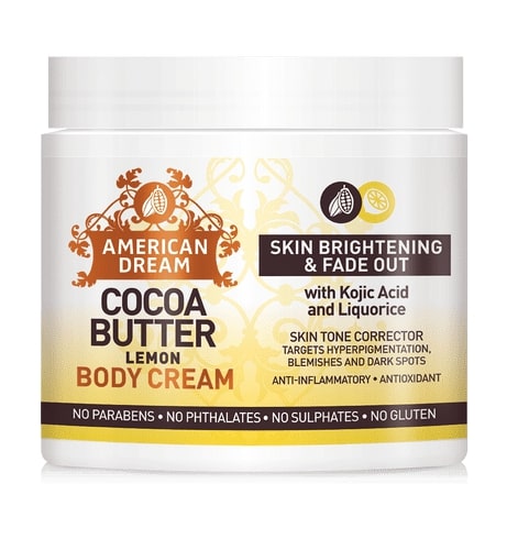 American Dream Cocoa Butter Lemon Body Cream 453g