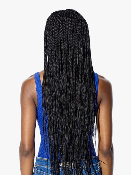 Cloud 9 Ruwa Swiss Lace Parting 4x4 Box Braid 36" Wig