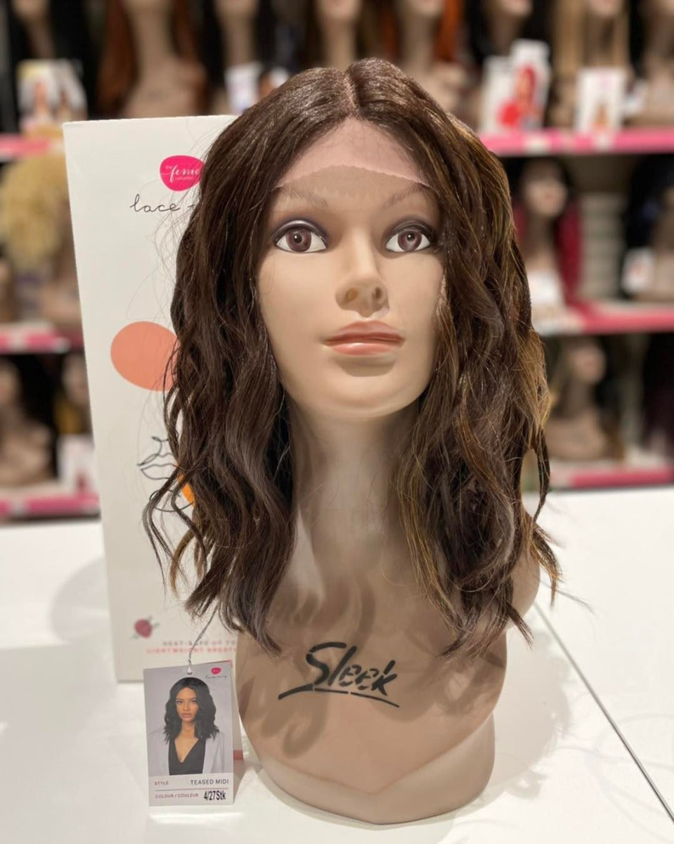 Feme Teased Midi Wig