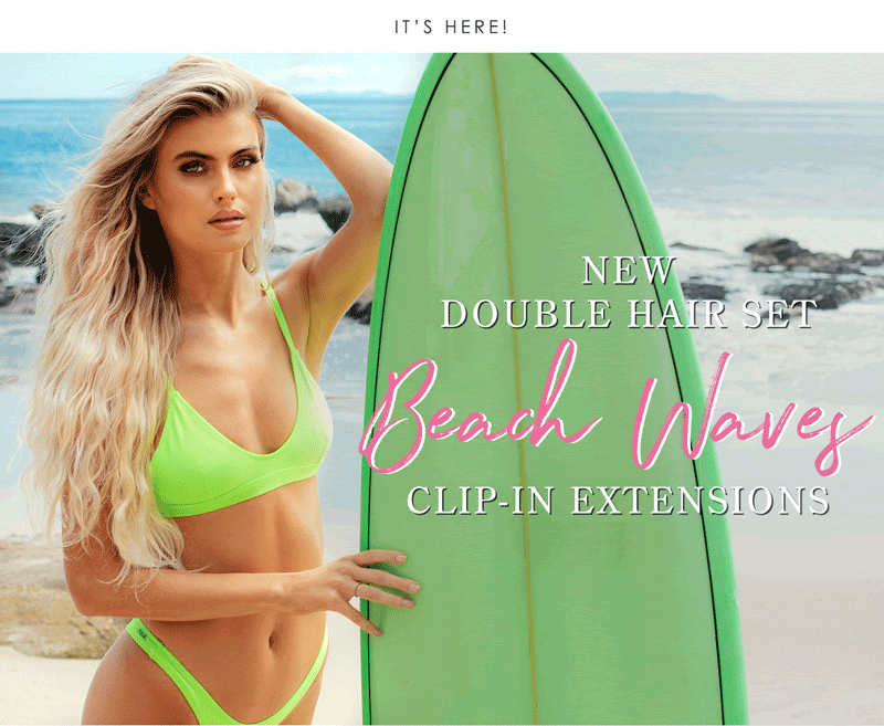 Beauty Works Beach Wave Double Hair Set 18" and 22"