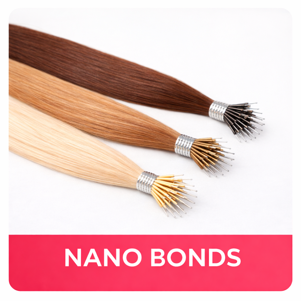 Nano Bond Hair Extensions | Discreet & Lightweight | Pauls Hair World
