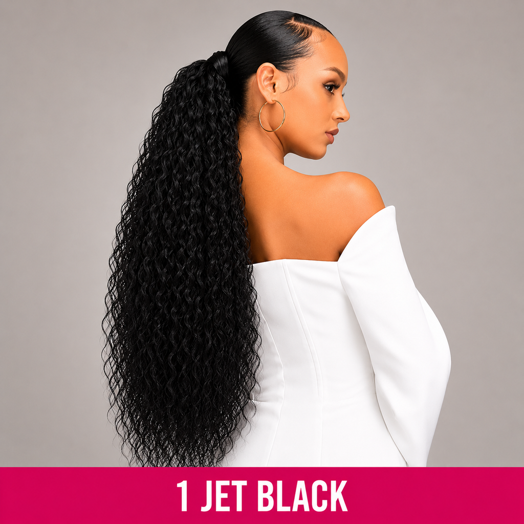 Feme 2-in-1 Half Wig or Ponytail-  Zuri: Length: 20"