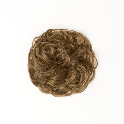 STRANDED HEAT RESISTANT CURLY MESSY BUN